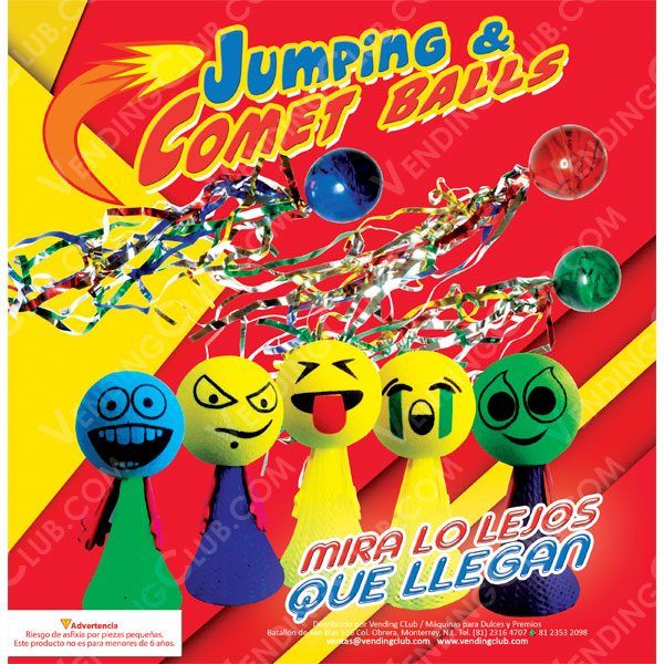 JUMPING & COMET BALLS $10 ENCAPSULADOS