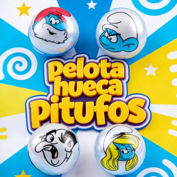 PELOTA HUECA 30MM PITUFOS