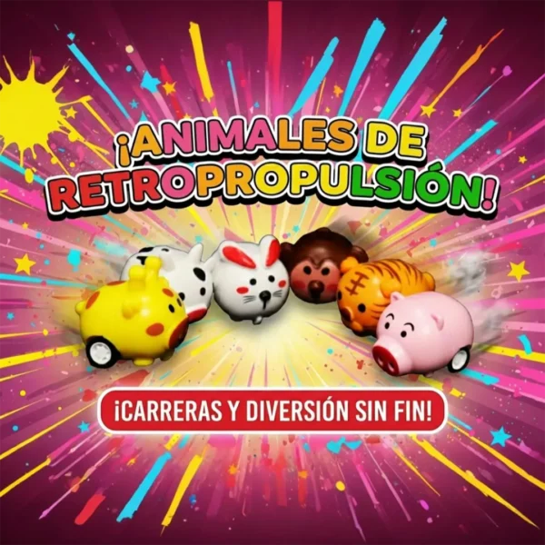 CARRITO OSITO Y CERDITO DE RETROPROPULSION