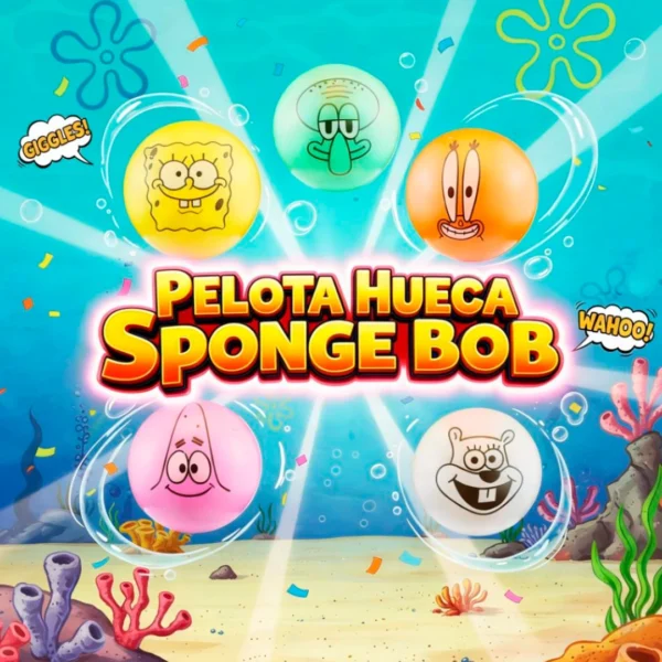 PELOTA HUECA 49MM SPONGEBOB