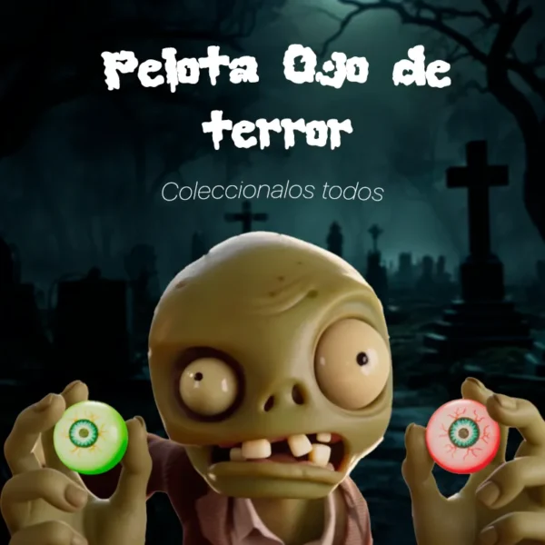 PELOTA REBOTONA 32MM OJOS DE TERROR
